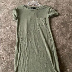 Army Green T-Shirt dress